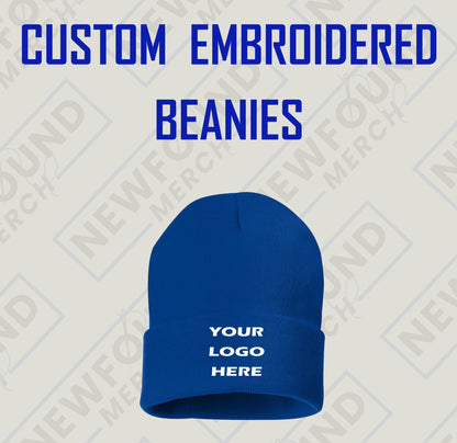 12 Custom Embroidered Beanies - Newfound Merch